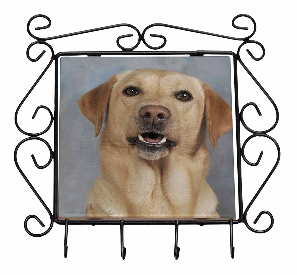 Dog Badge Holder with Labrador Retriever