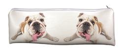 Bulldog Large PVC Cloth School Pencil Case AD-BU83CA