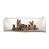 Large PVC Cloth School Pencil Case German Shepherd Dogs