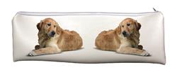 Golden Retriever Dog Extra Long, Large Pencil Case School or Office