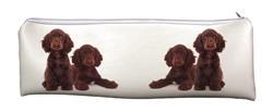 Chocolate Cocker Spaniel Large School Pencil Case Dog