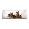 Large, Long Pencil Case, Yorkshire Terrier Dog Family School or Office