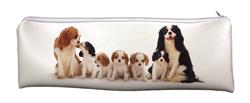 Large School Pencil Case King Charles Spaniel Dogs