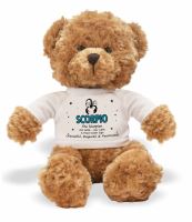 Scorpio Astrology Star Sign Teddy Bear Wearing a Printed Zodiac T-Shirt