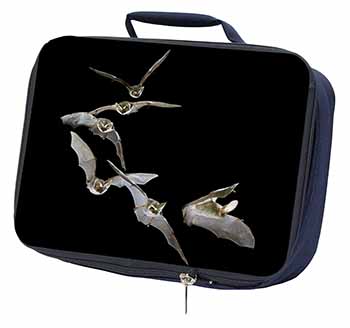 Bats in Flight Navy Insulated School Lunch Box/Picnic Bag