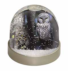 Stunning Owl in Tree Snow Globe Photo Waterball