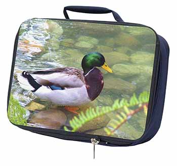 Mallard Duck by Stream Navy Insulated School Lunch Box/Picnic Bag