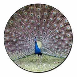 Colourful Peacock Fridge Magnet Printed Full Colour