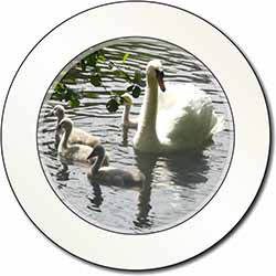 Swans and Baby Cygnets Car or Van Permit Holder/Tax Disc Holder