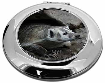 Badger on Watch Make-Up Round Compact Mirror