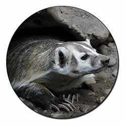 Badger on Watch Fridge Magnet Printed Full Colour