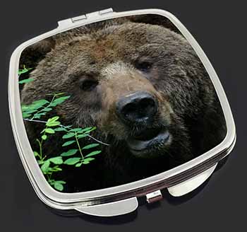 Beautiful Brown Bear Make-Up Compact Mirror