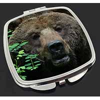 Beautiful Brown Bear Make-Up Compact Mirror