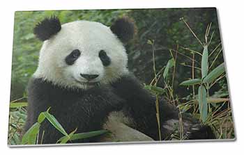 Large Glass Cutting Chopping Board Beautiful Panda Bear