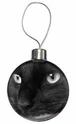 Gorgeous Black Cat Christmas Bauble