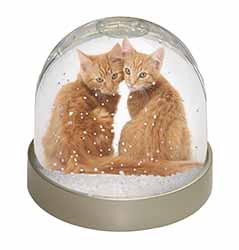 Ginger Kittens Snow Globe Photo Waterball