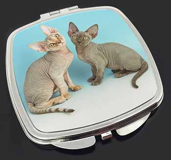 Devon Rex Cats Make-Up Compact Mirror