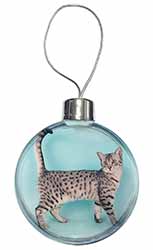 Egyptian Mau Cat Christmas Bauble