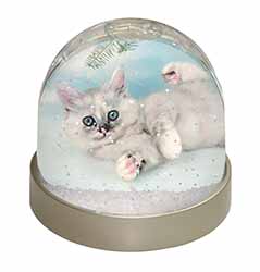 Tiffanie Kitten, Tiffany Cat Snow Globe Photo Waterball