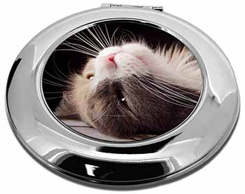 Cat in Ecstacy Make-Up Round Compact Mirror