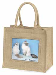 Birman Cat Print 