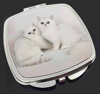 Exotic White Kittens Make-Up Compact Mirror