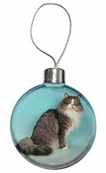 Norwegian Forest Cat Christmas Bauble