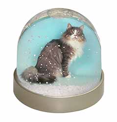 Norwegian Forest Cat Snow Globe Photo Waterball