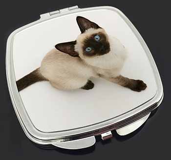 Siamese Cat Make-Up Compact Mirror