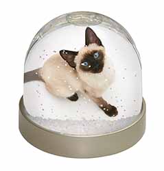 Siamese Cat Snow Globe Photo Waterball