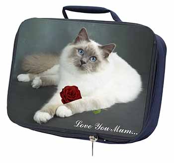 Birman Cat+Rose 