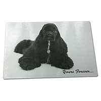 Large Glass Cutting Chopping Board American Cocker Spaniel 