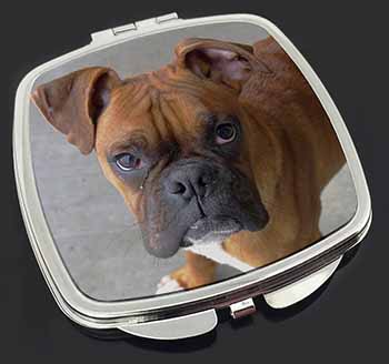 Red Boxer Dog Make-Up Compact Mirror