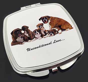 Boxer Dog-Love Make-Up Compact Mirror