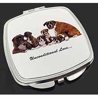 Boxer Dog-Love Make-Up Compact Mirror