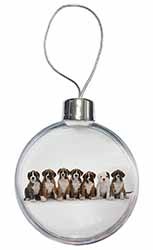 Boxer Dog Puppies Christmas Bauble