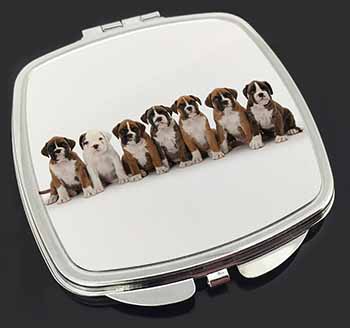 Boxer Dog Puppies Make-Up Compact Mirror