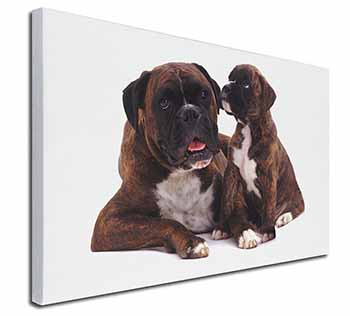 Boxer Dog Puppy Canvas X-Large 30"x20" Wall Art Print