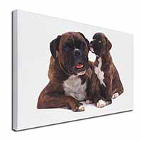 Boxer Dog Puppy Canvas X-Large 30"x20" Wall Art Print