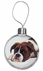 Boxer Dog Christmas Bauble