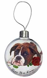 Boxer Dog+Rose 