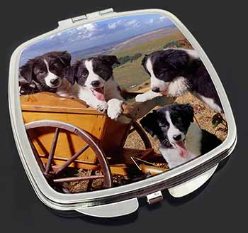 Border Collie Make-Up Compact Mirror