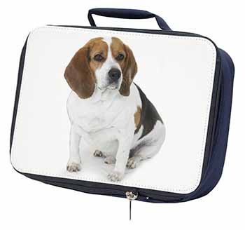 Beagle Dog Navy Insulated School Lunch Box/Picnic Bag