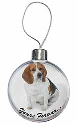 Beagle Dog "Yours Forever..." Christmas Bauble