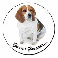 Beagle Dog "Yours Forever..." Fridge Magnet Printed Full Colour