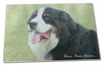 Large Glass Cutting Chopping Board Bernese Mountain Dog 