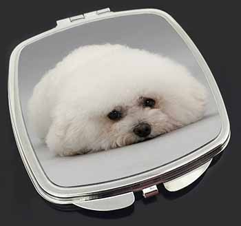 Bichon Frise Dog Make-Up Compact Mirror