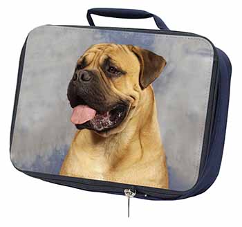 Bullmastiff Dog Navy Insulated School Lunch Box/Picnic Bag