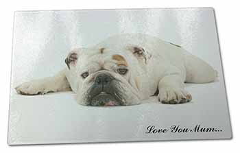 Large Glass Cutting Chopping Board Bulldog 