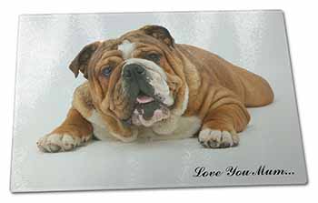 Large Glass Cutting Chopping Board Bulldog 